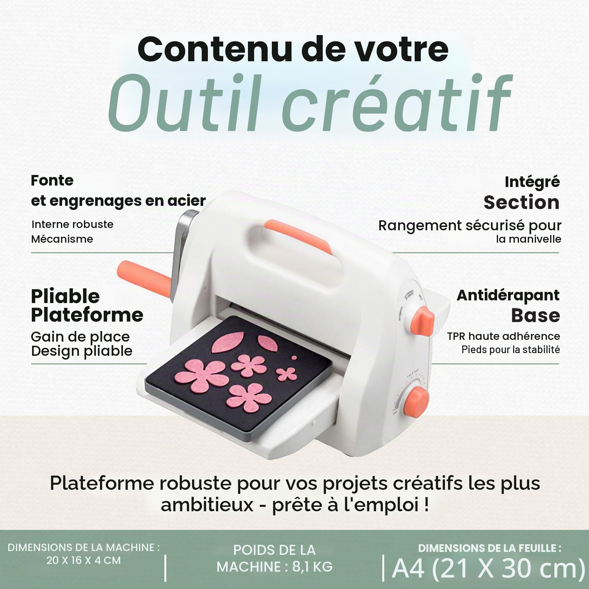 Creativ Machine à couper et à embosser