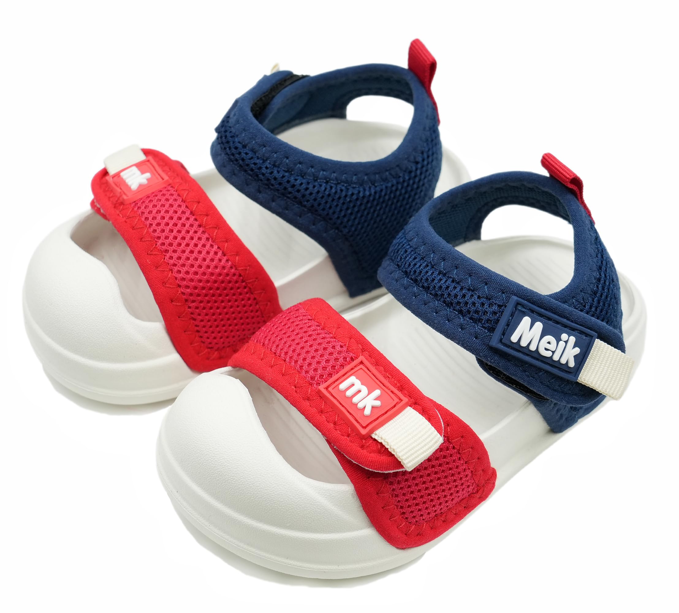 Meik Mangni Sandali Estive Bambina Scarpe da Spiaggia Bambini Ciabatte Asilo e Casa Ragazze Ragazzi Sandal Antiscivolo Traspiranti Sandalo Interno e Esterno,21-31 EU