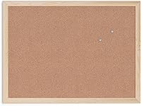 UBrands 18x24 Cork Bulletin Board with Light Birch Wood Frame - Self-Healing Surface for Office, Home, Classroom