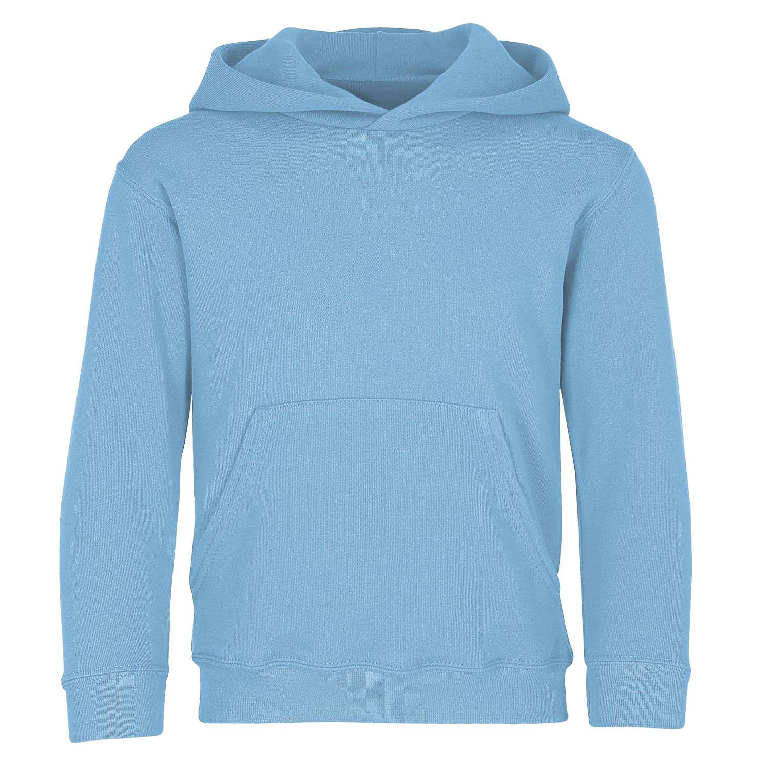 FRUIT OF THE LOOM Unisex Baby Pull-over Classic Hooded Sweat, Sky, 152 UK
