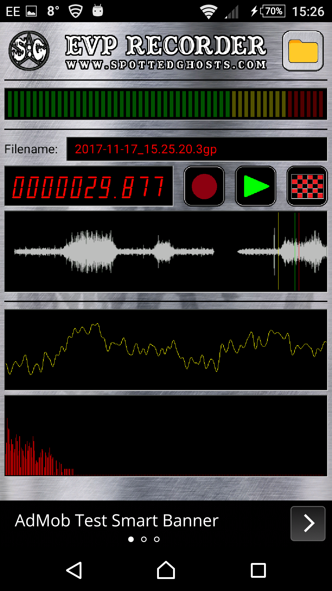 EVP Recorder Compact - Spotted: Ghosts - App on Amazon Appstore