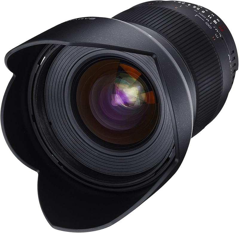 Lente gran angular asférica SY16M-E 16 mm f/2.0 para Sony E-Mount | La lente gran angular captura paisajes, arquitectura e interiores amplios con una calidad de imagen excepcional.