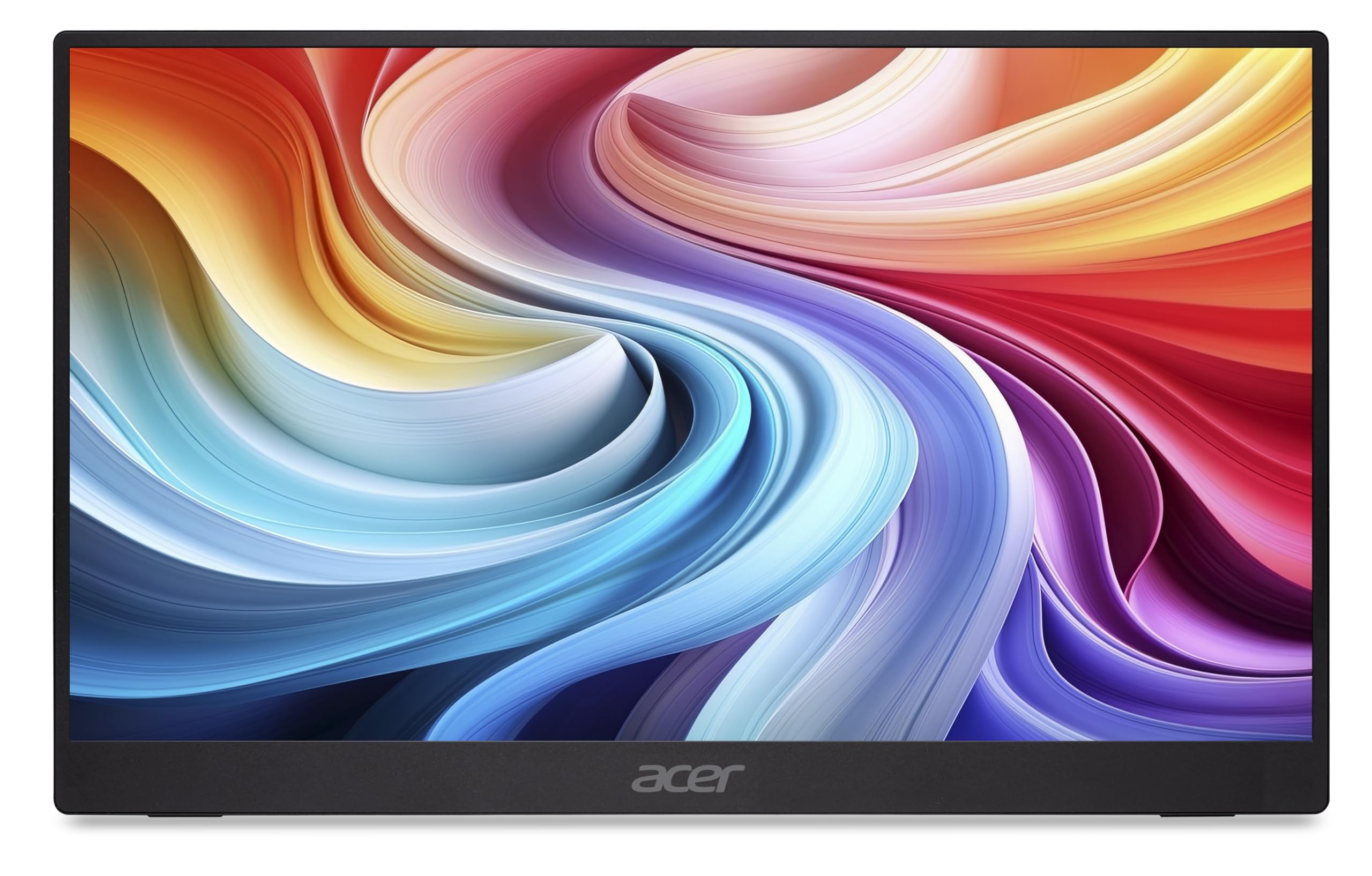 Acer, PM1, Tragbarer Monitor, 15,6 Zoll, Full HD IPS Display, 60 Hz, 4 ms, AdaptiveSync, HDMI 1.4, 2 x USB Typ C, Schwarz
