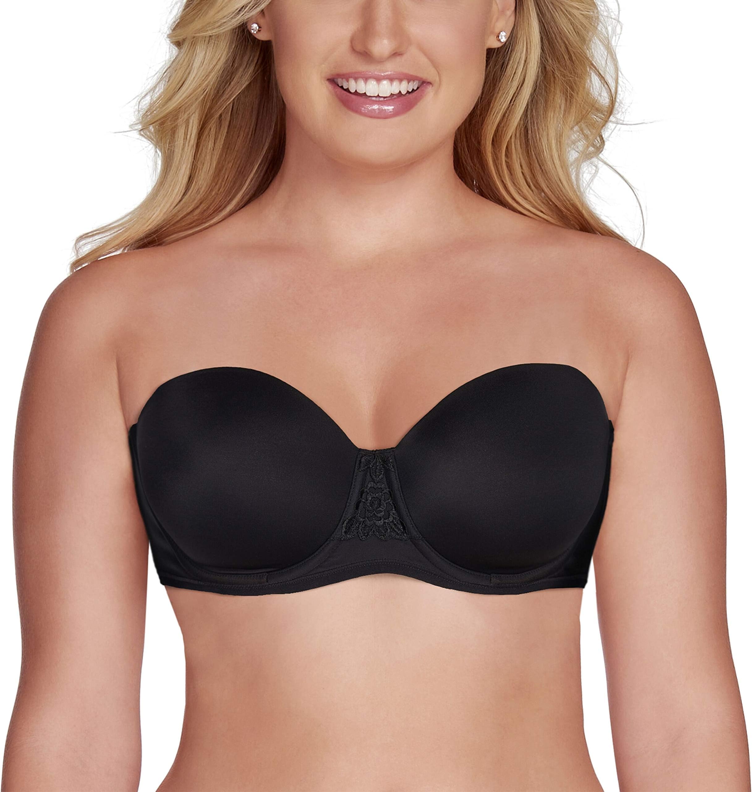 Vanity Fairwomens Beauty Back Strapless Full Figure Underwire Bra 74380 Bra (pack of 1)