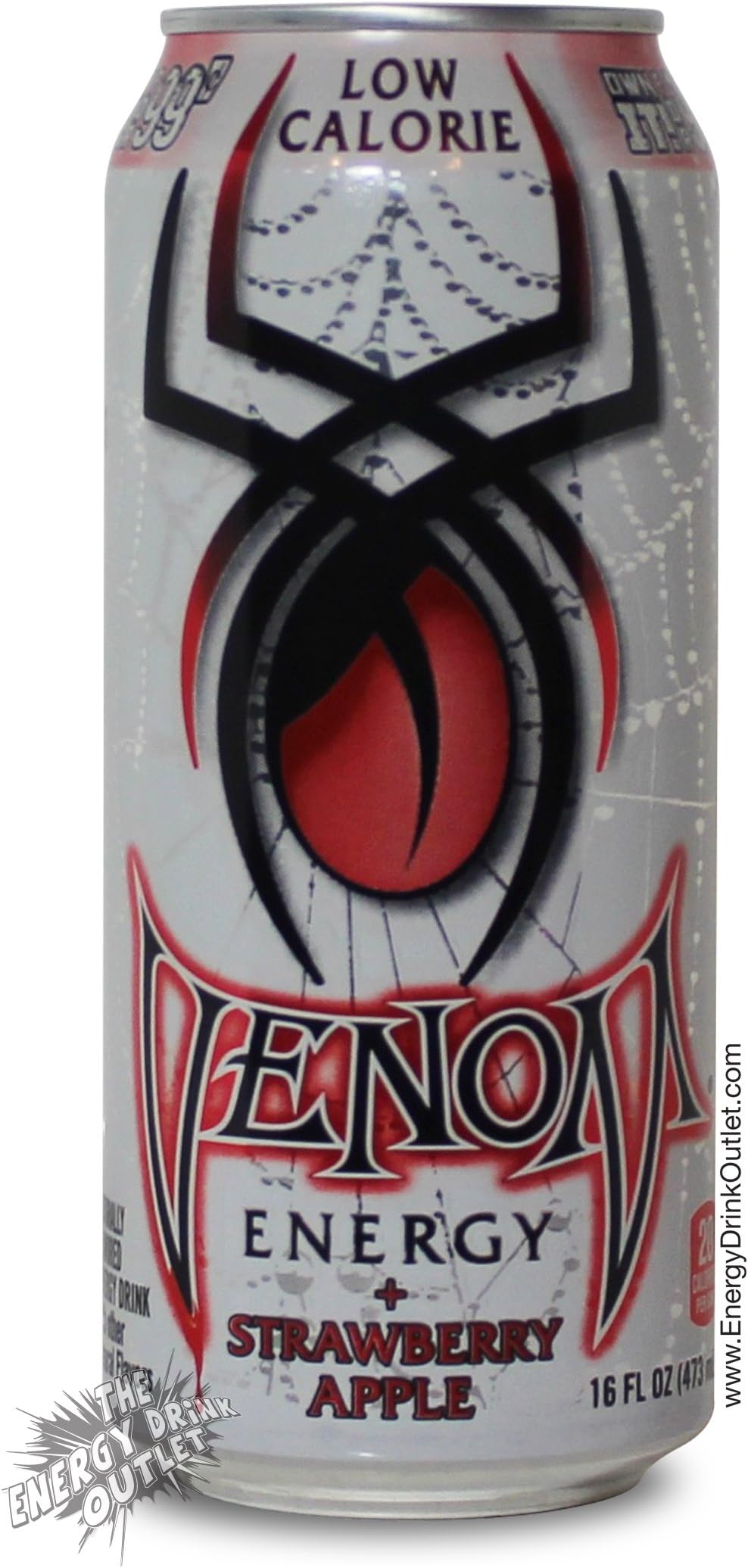 Venom Energy Low Calorie Strawberry Apple Drink, 16 Ounce