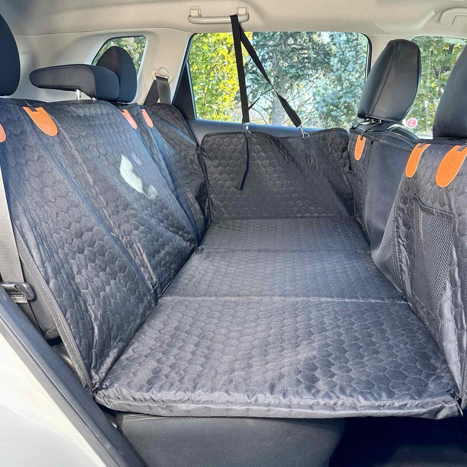 Lassie Back Seat Extender For Dogs Hard Bottom Waterproof Dog Hammock For Car