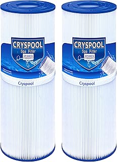Cryspool PRB25-IN Spa Filter Replaces Unicel C-4326 Hot Tub Filter, Filbur FC-2375, 3005845, R172327, R173429, 33521, 25392, 817-2500,5X13 Spa Filter 25 sq.ft,2pack