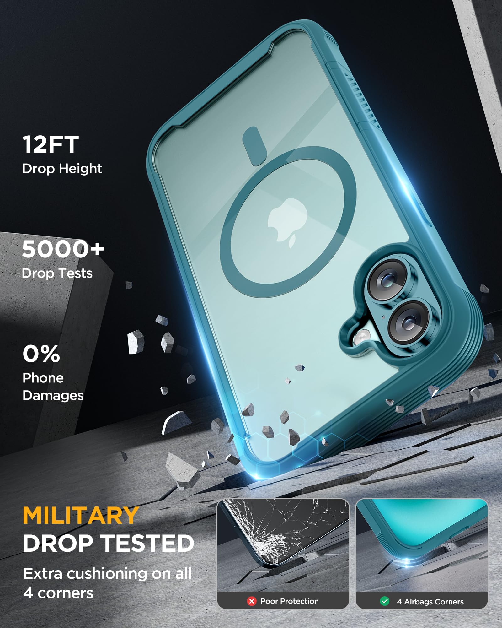 Miracase Magnetic Case for iPhone 16 Plus Case 6.7" - Image 4