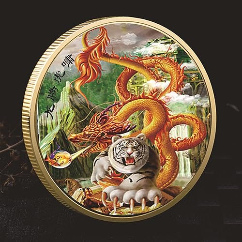 Miniatura 2 de Yakin shop Abalorio chino de la suerte de Loong y Tigre de la suerte para rascar boletos de lotería