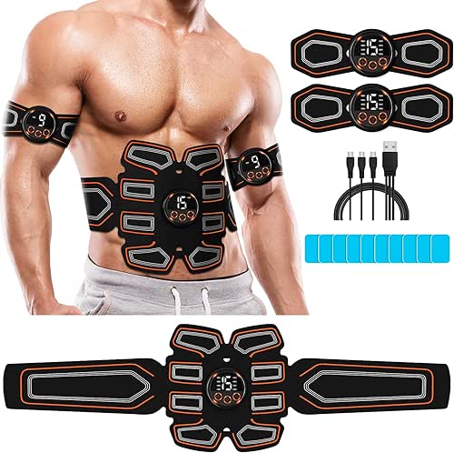 ABS Stimulator, Ab Toning Belt Trainer, Workout Equipment for Men
