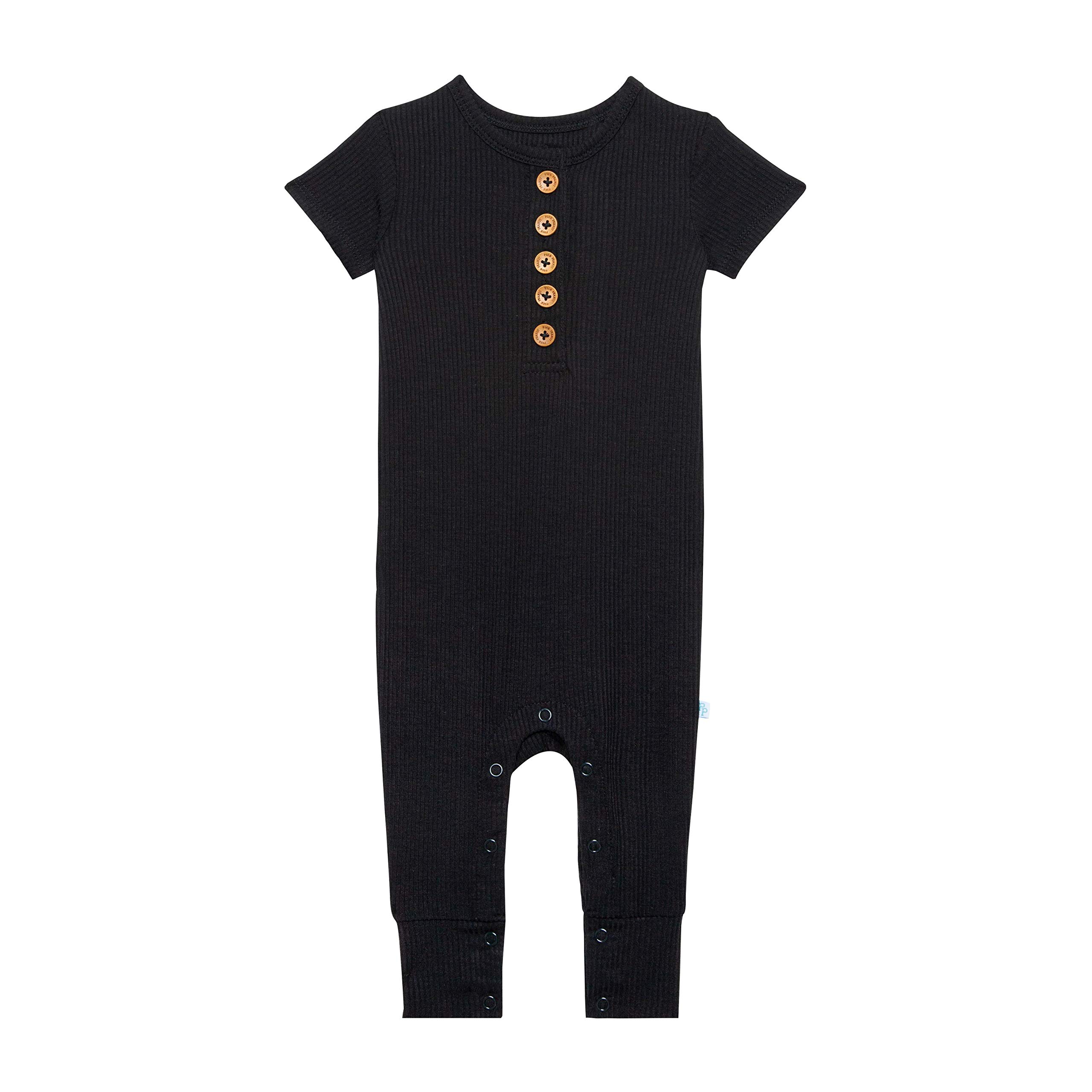 Posh PeanutBaby Rompers Pajamas with Snap Closure - Sleepers Boy Clothes - Kids One Piece PJ - Soft Viscose from Bamboo