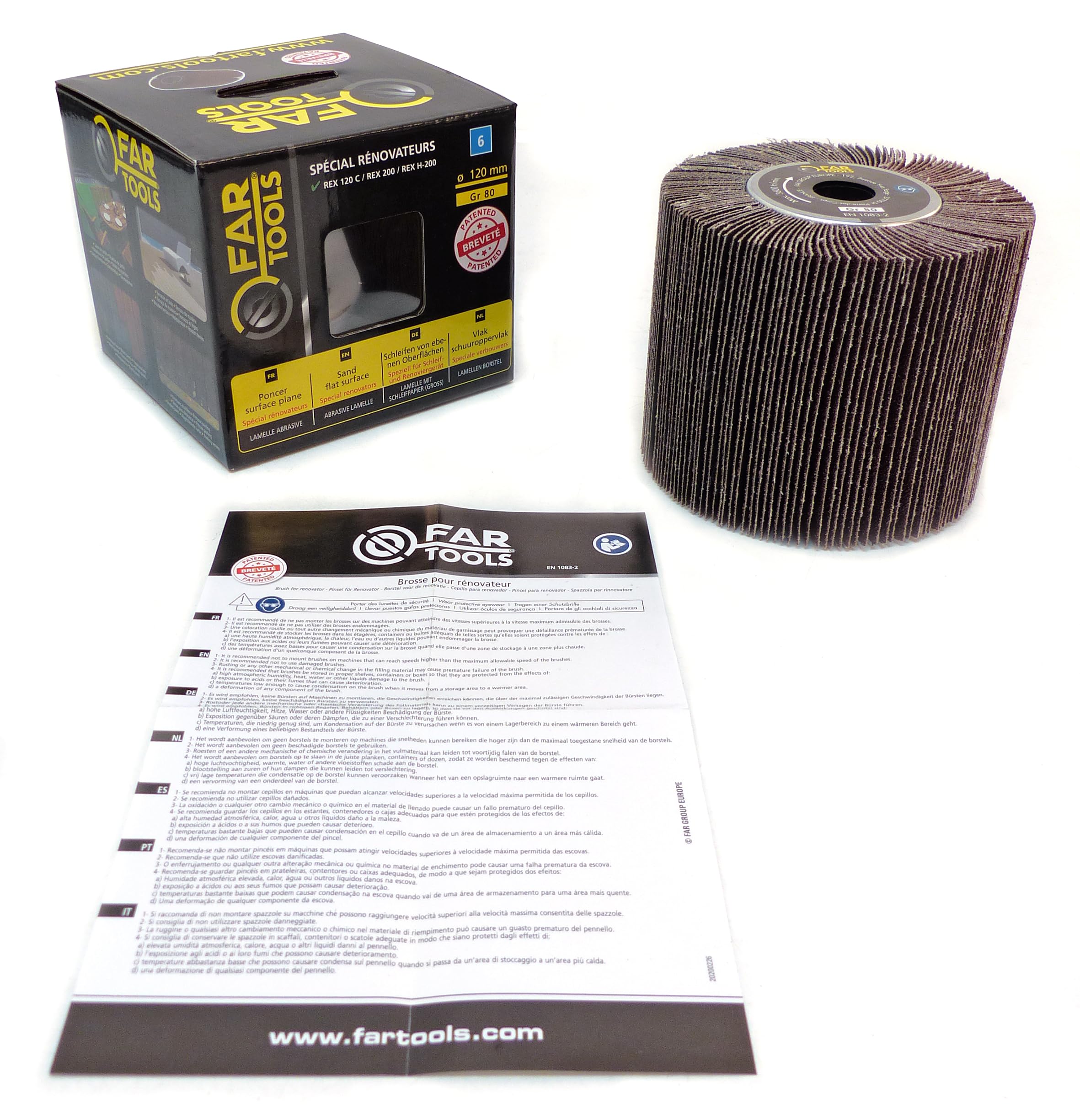 Fartools 110868 Lamellenbürste für Renovierer