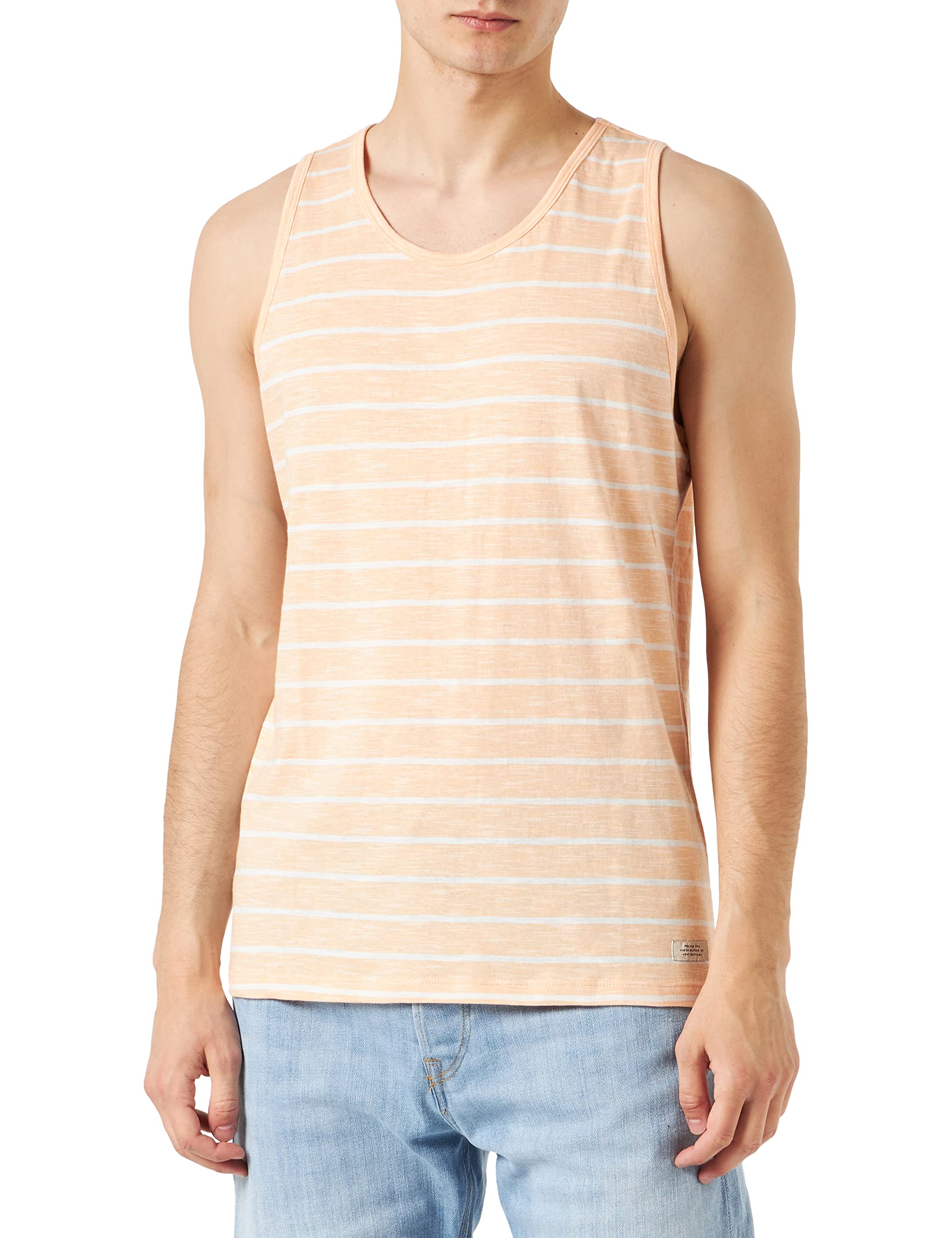Camiseta sin mangas BLEND para hombre en algodon transpirable de corte recto 5