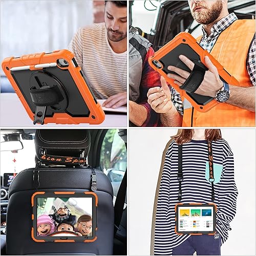Miniatura 32 de SEYMAC stock Funda para iPad (A16) de 11ª/10ª generación de 11/10.9 pulgadas 2025/2022, funda de protección contra caídas de cuerpo completo