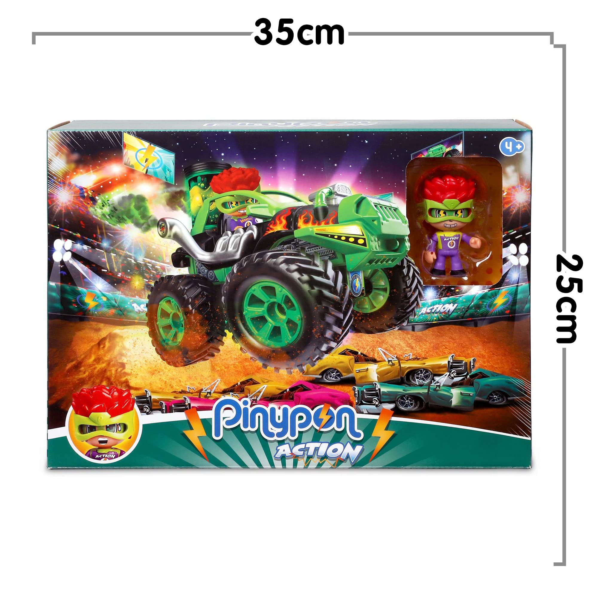 Pinypon Action 700017051 Big Foot Pinypon Toy, Multicoloured, One Size - Image 3