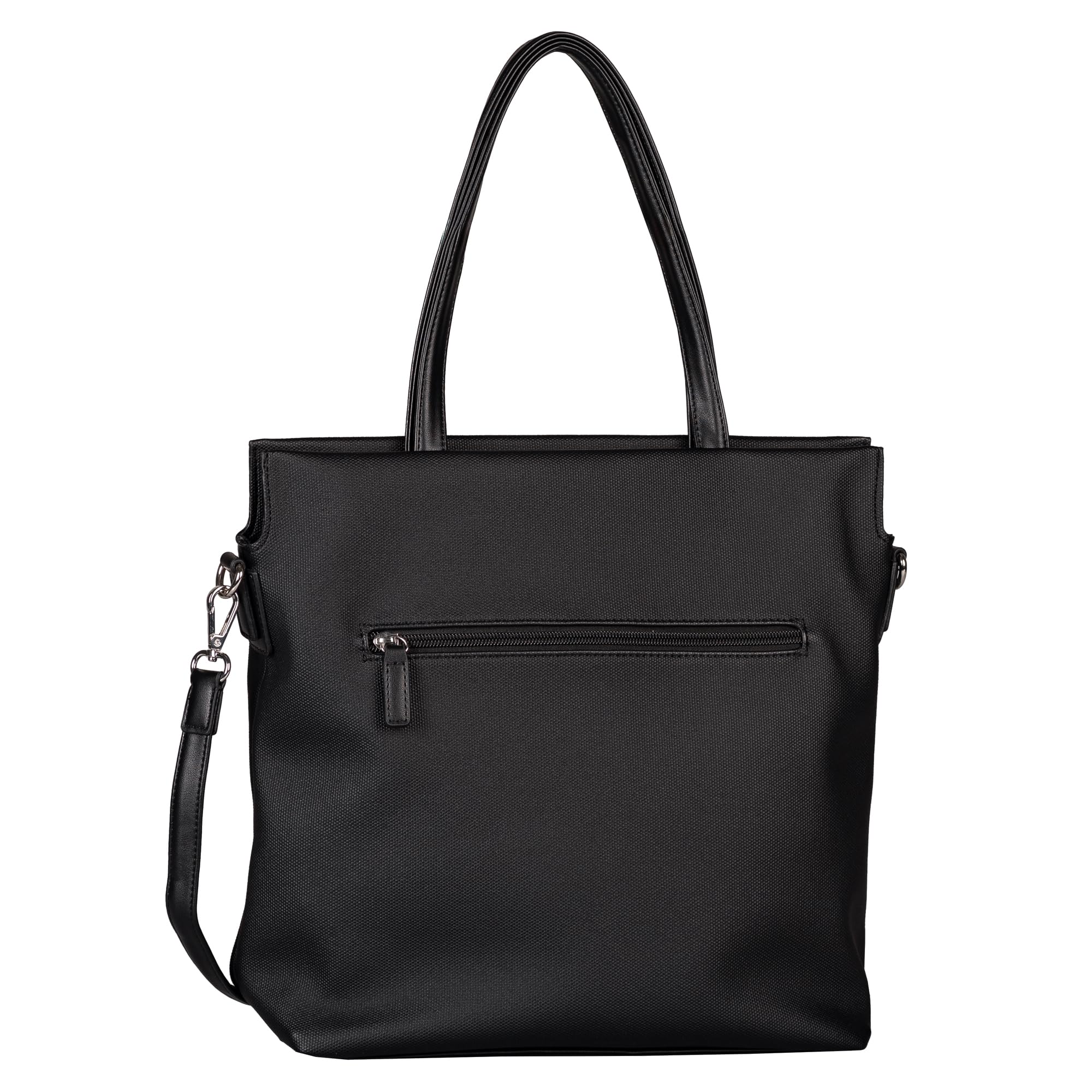 TOM TAILOR Rosa Damen Shopper Umhängetasche Reißverschluss Mittelgroß