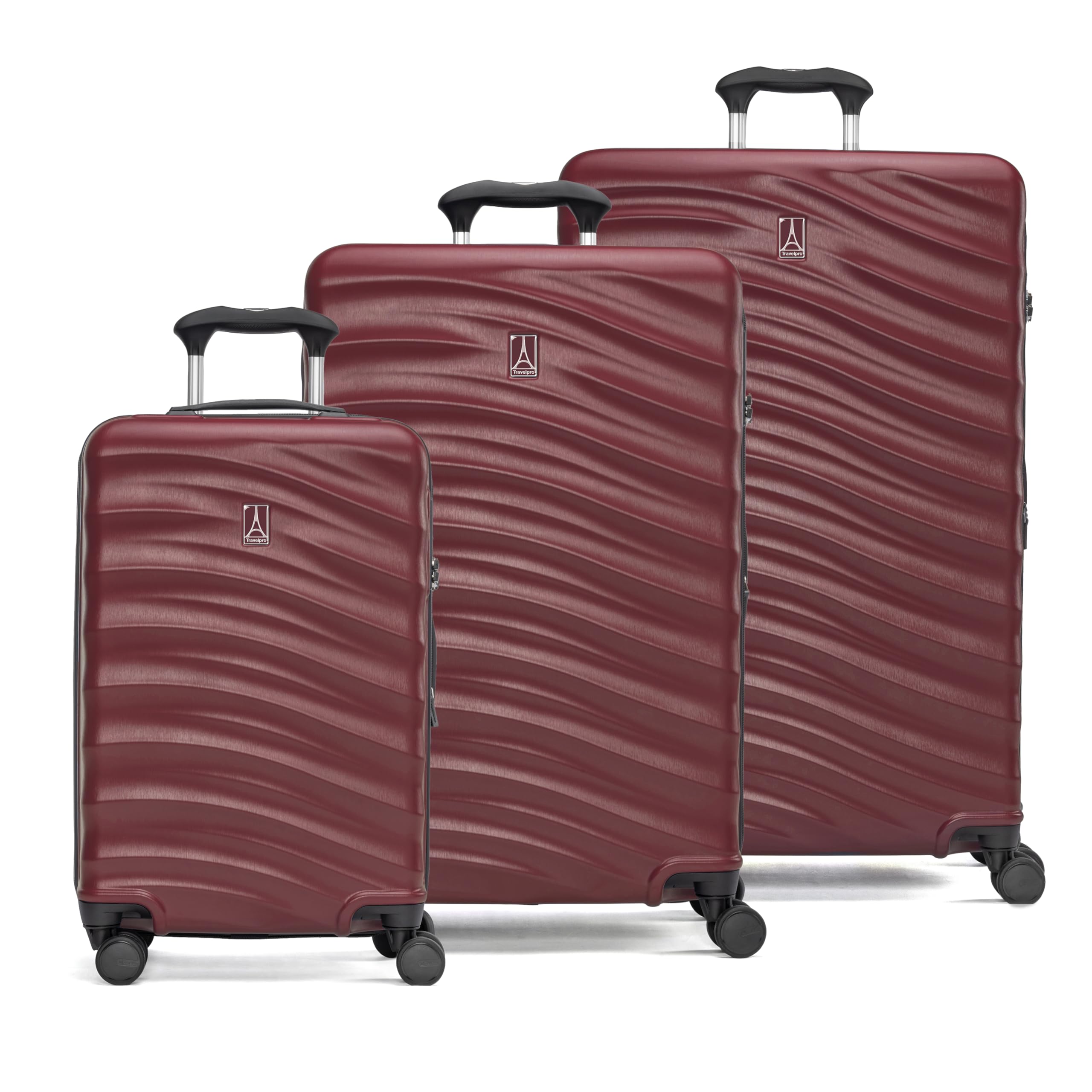 Travelpro Maxlite Air V2 Hardside 3-Piece Set, Cabernet, 20/25/28-Inch