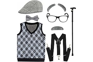 EFORLED Kids 100 Days of School Costume for Boys - Halloween Old...