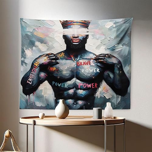 Miniatura 86 de Ambesonne Tapiz de fantasía, paisaje de fantasía con reloj, rayos de cielo de ensueño desde el techo, arte ficticio, colgante de pared ancho para