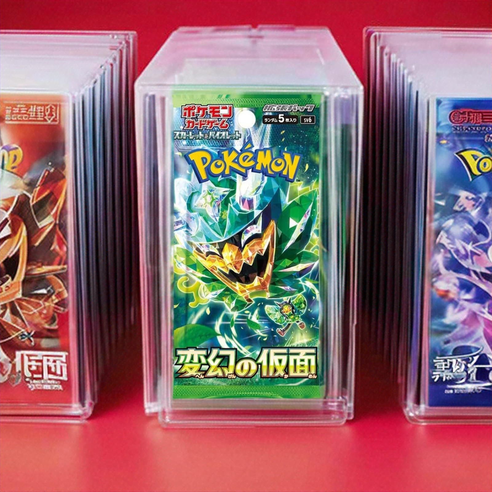 Pokemon TCG Mask of Change Booster Packs x4 | Japanese Twilight Masquerade  Packs | Japanese Pokemon Cards | Pokemon Scarlet & Violet | Titan  Authenticated : Amazon.ae: Toys