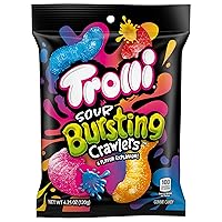 Vista 48 de Trolli Electric Crawlers, caramelos de goma agria, bolsas de 4.25 onzas (paquete de 12)