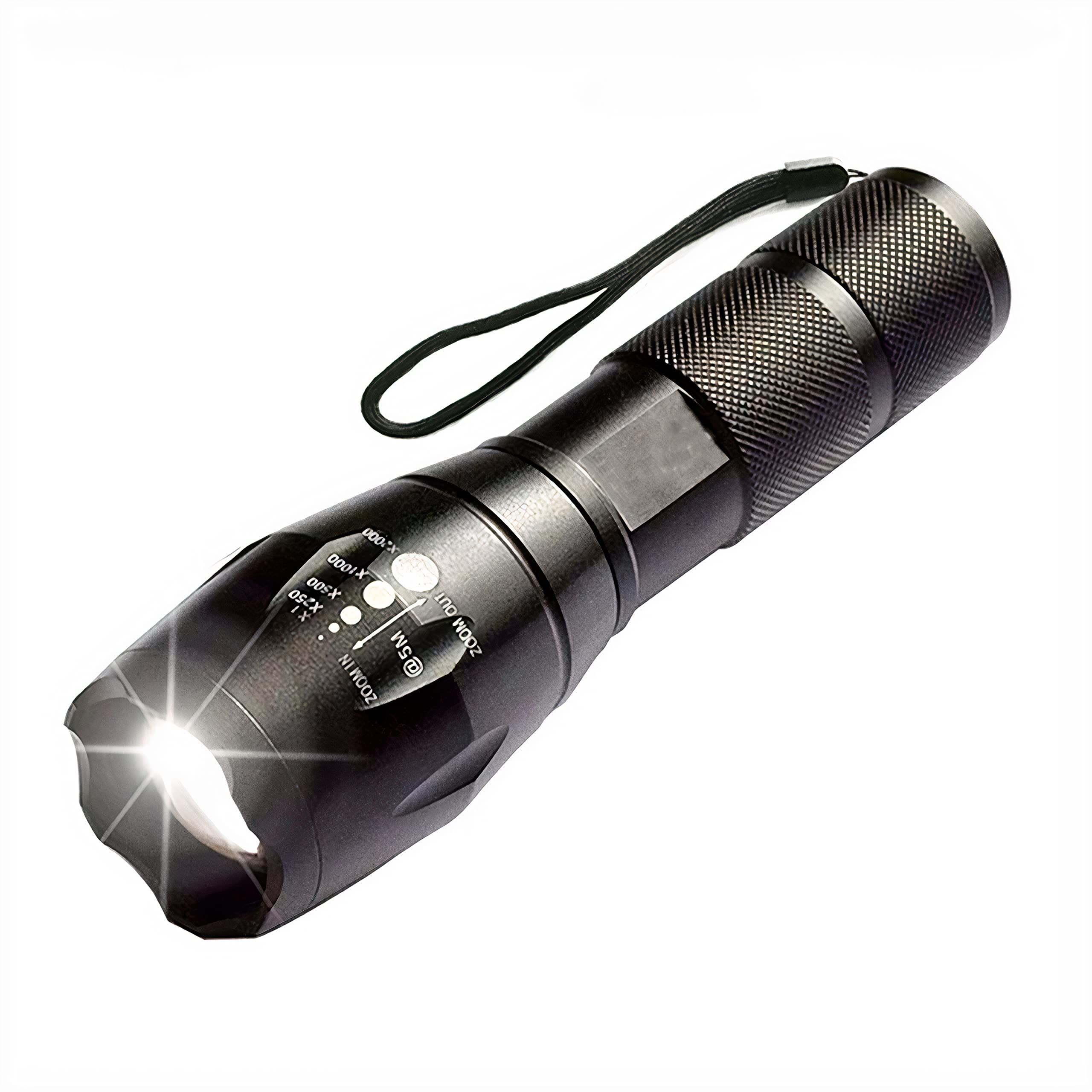 LED Flashlight Torch, 5 Modes Tactical Flashlight, IPX5 Water Resistant, High Lumen, Zoomable Flashlight for Camping, Outdoor, Hiking, Emergency