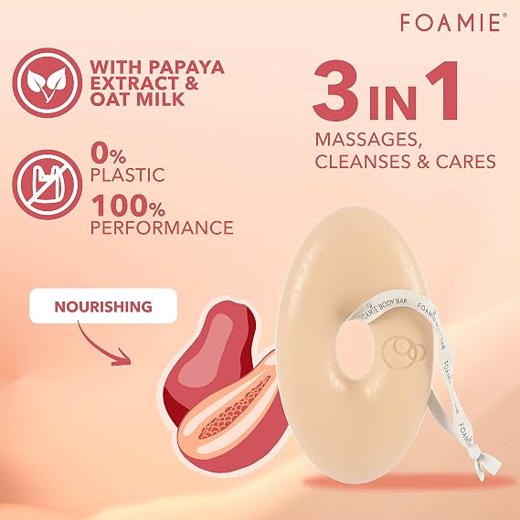 Foamie Oat to Be Smooth Vücut Temizleme Barı – Besleyici ve Yumuşatıcı Bakım