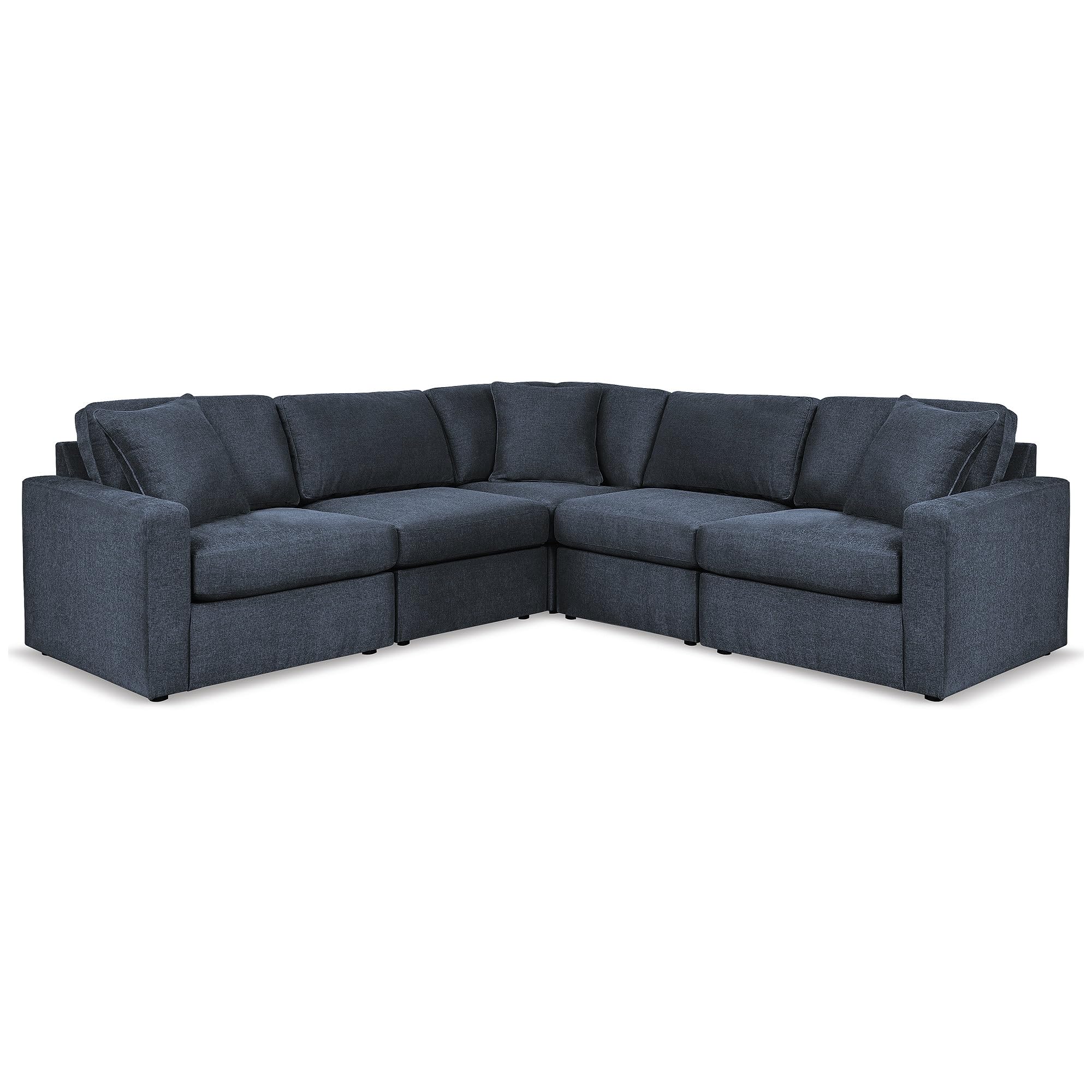 Signature Design by Ashley 5-Piece L-Shaped Sectional Sofa, Ink