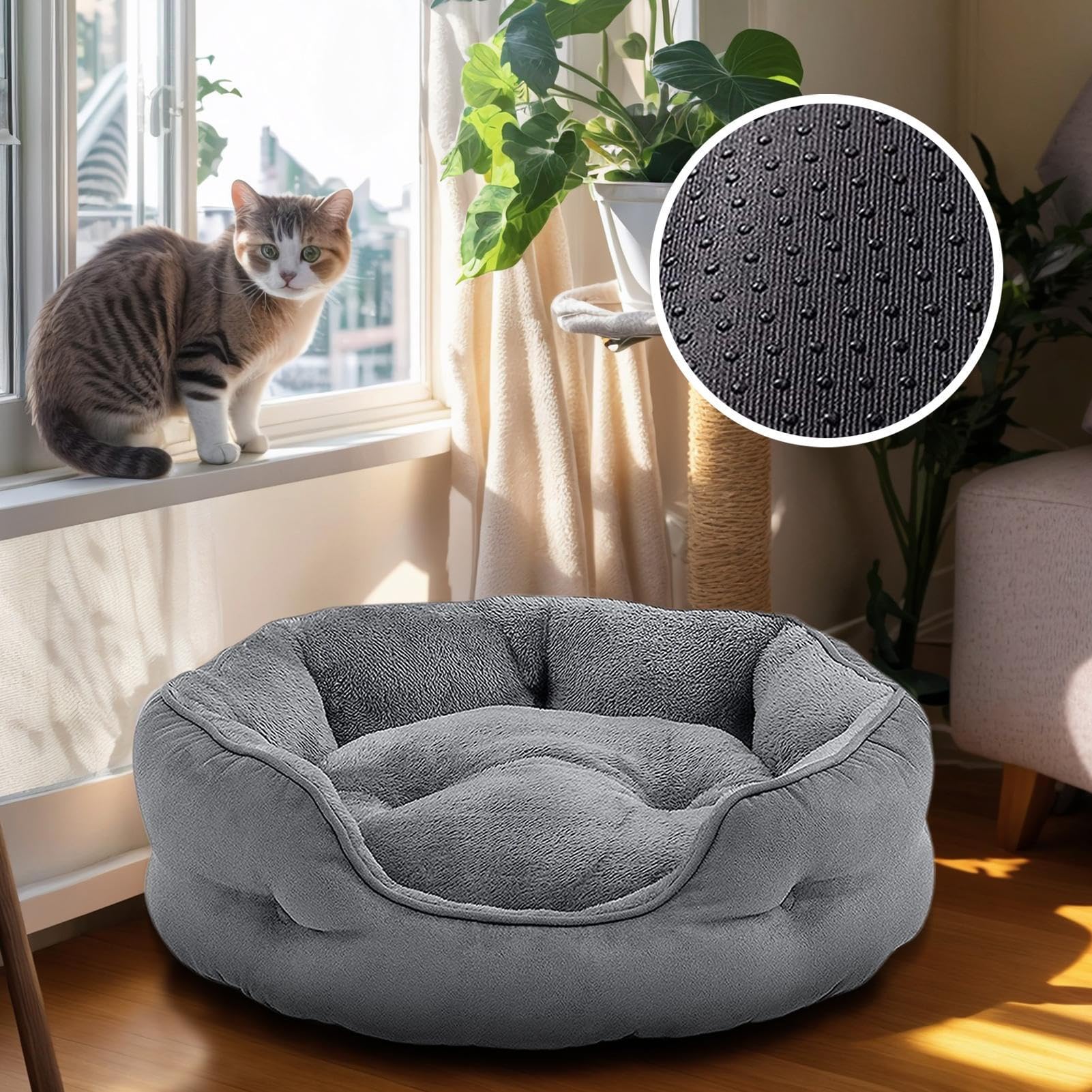 Sofá Cama para Gatos - Acabado Grueso Exterior Invierno Calidez Refugio Perros,Sofá Impermeable para Mascotas Pequeñas Medianas Y Grandes