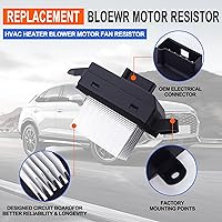 Vista 4 de HiSport Resistencia de motor de soplador de control de temperatura automático compatible con Chevy Malibu 2004-2012, Pontiac G6 2005-2010, Saturn