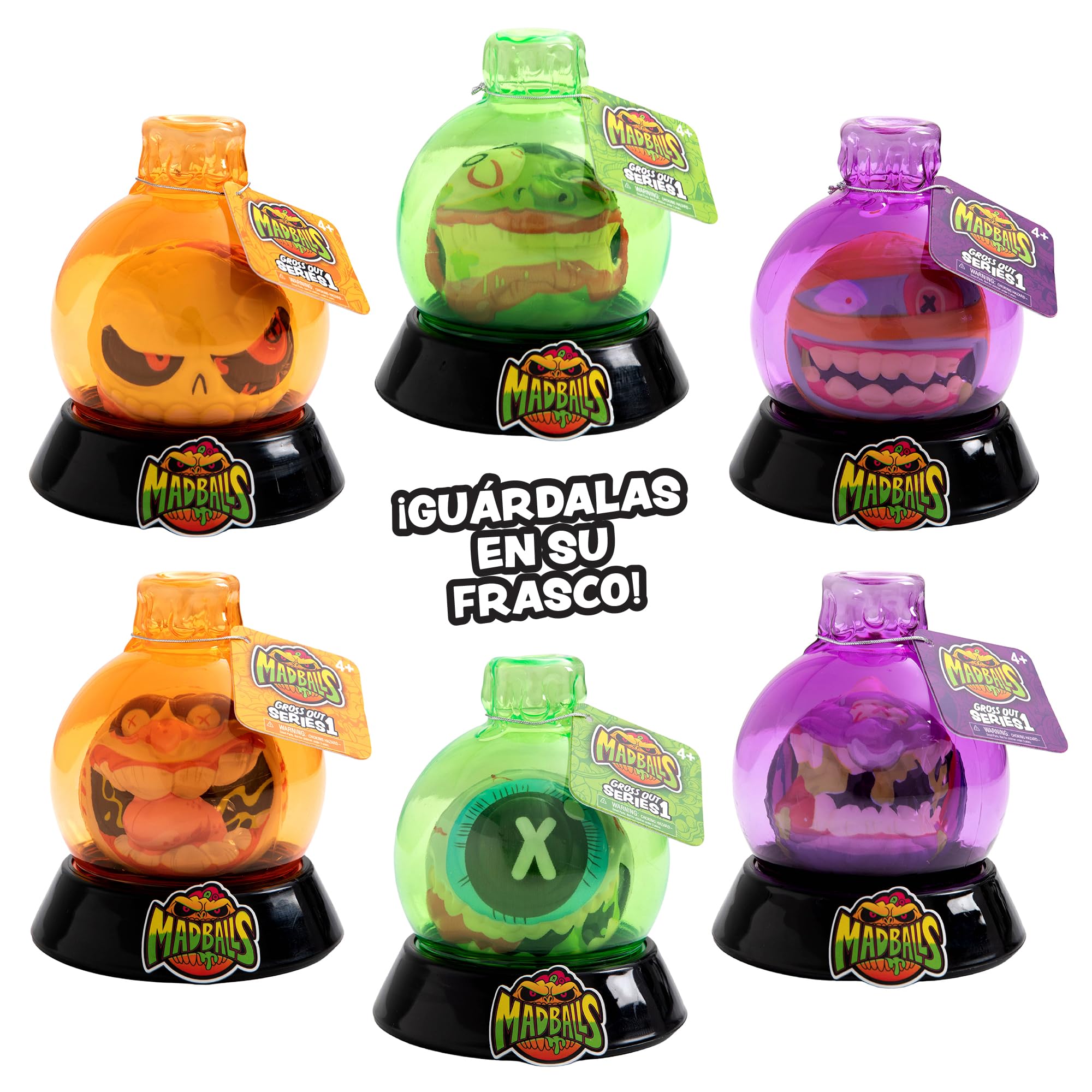 Bizak Madballs Magic Potion, Monster Balls with Spooky Design