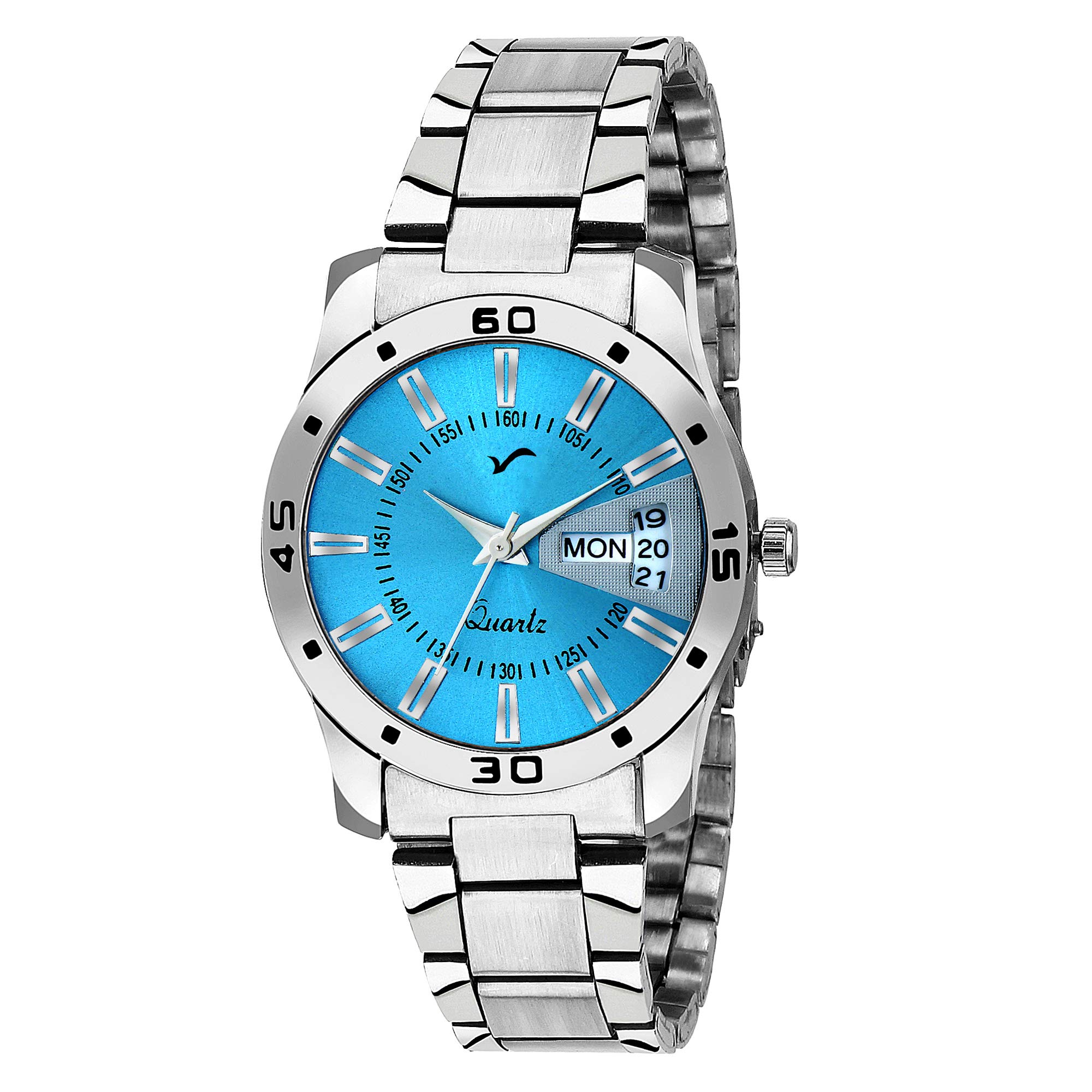 WRIGHTRACK Analogue Womens Watch (Sky Blue Dial Silver Colored Strap) (B07M76QVMB) Amazon Price History, Amazon Price Tracker