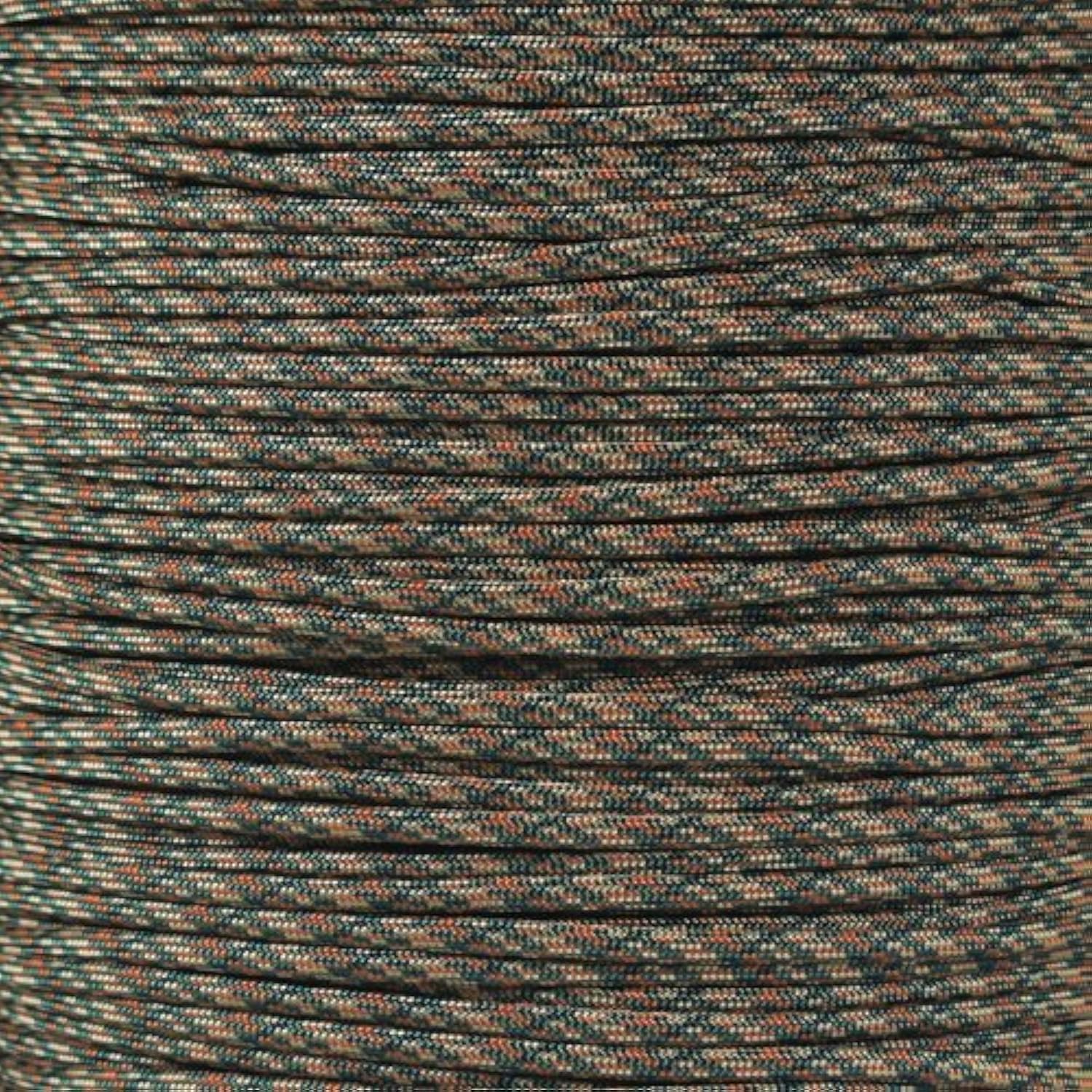PARACORD PLANET 550 Paracord – Tarnfarben – verschiedene Längen für Angelschnüre, Snares, Armbänder, Notfall- und Überlebenssituationen
