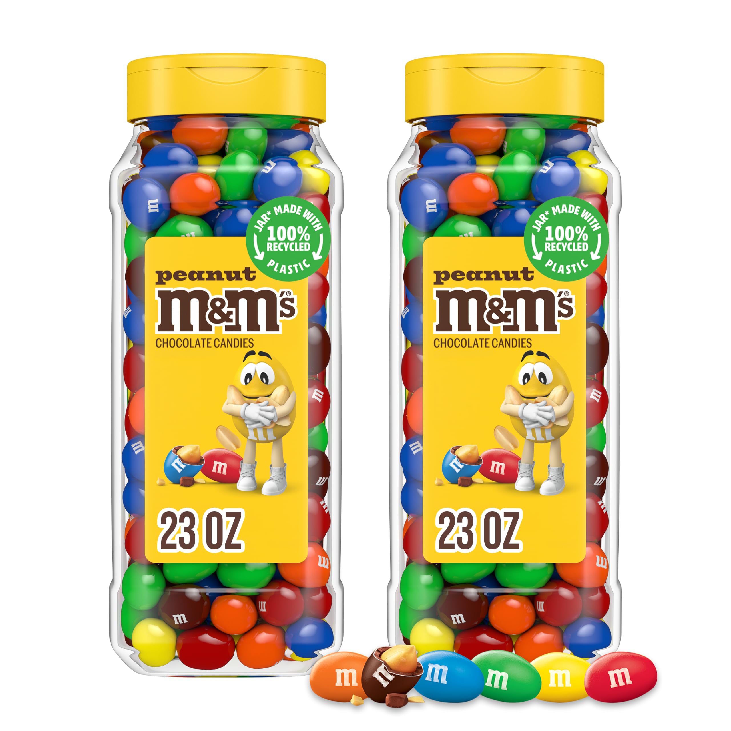 Amazon.com : M&M's Peanut Candy Jars, Assorted Chocolate Candies