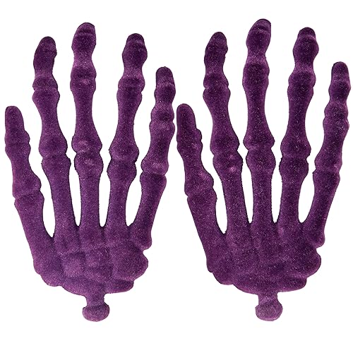 Primitives by Kathy Seasonal Home Decor Accessories Flocked Purple Skeleton