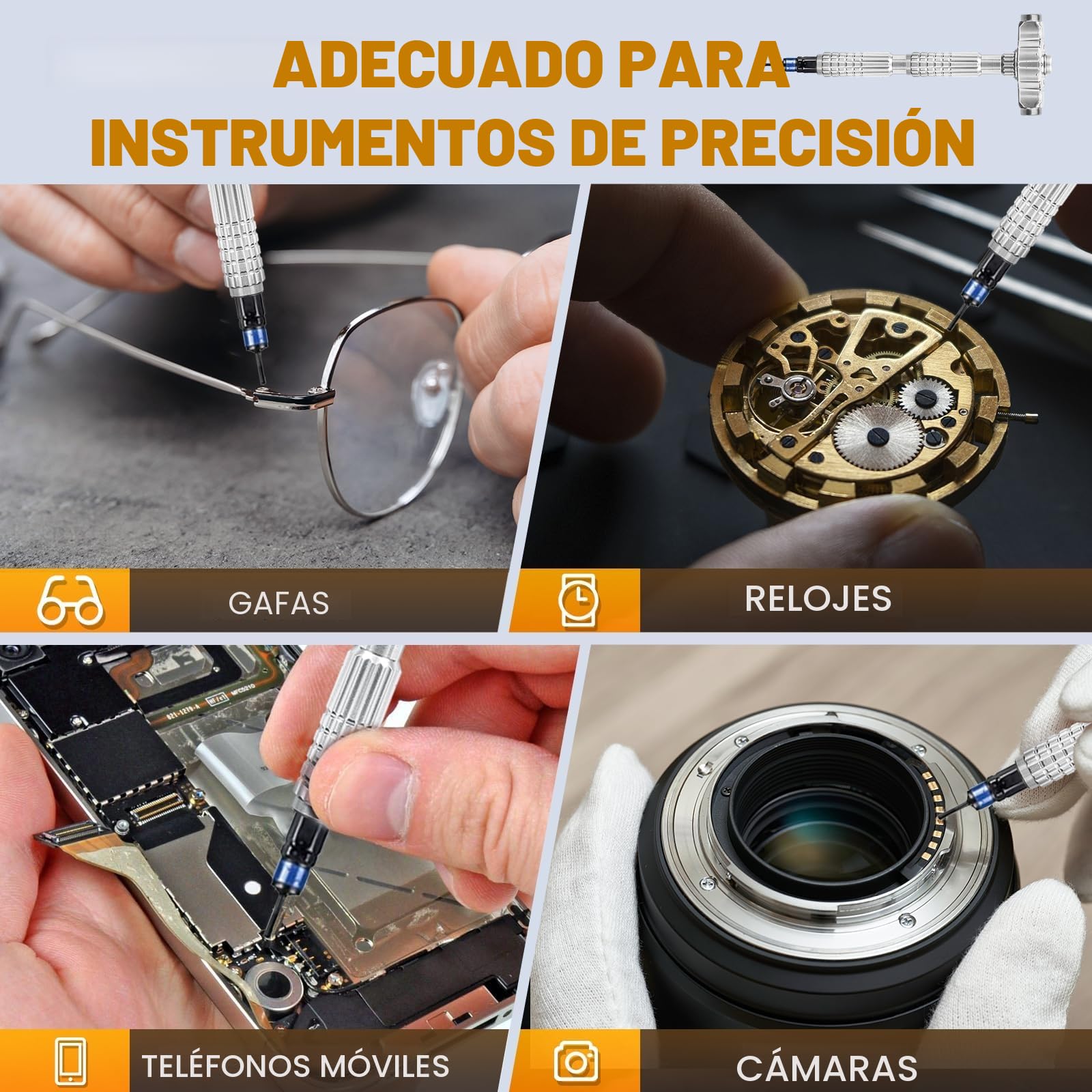 Juego de destornilladores de trinquete, magnéticos, 40 en 1, puntas de acero S2, eje flexible de combinación, con mango en T, para reparar dispositivos eléctricos de precisión, bicicletas