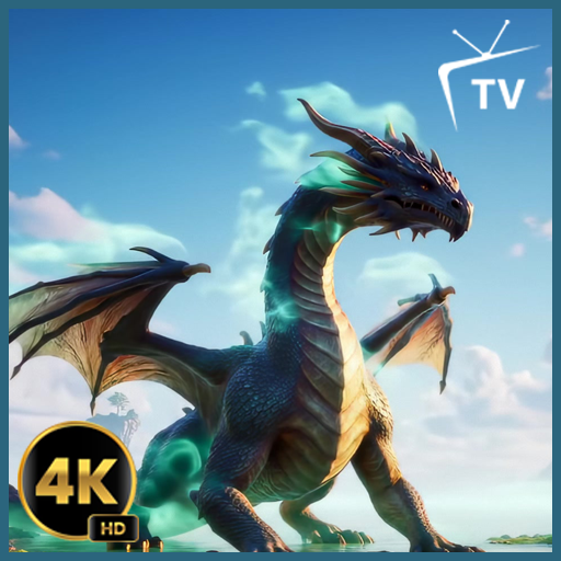 drachen himmel fantasie bildschirmschoner - beruhigende wolken, wetter, uhr und entspannende jazzmusik.