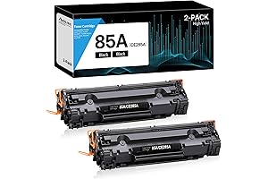 2-Pack HP 85A CE285A Black Toner Cartridge Replacement