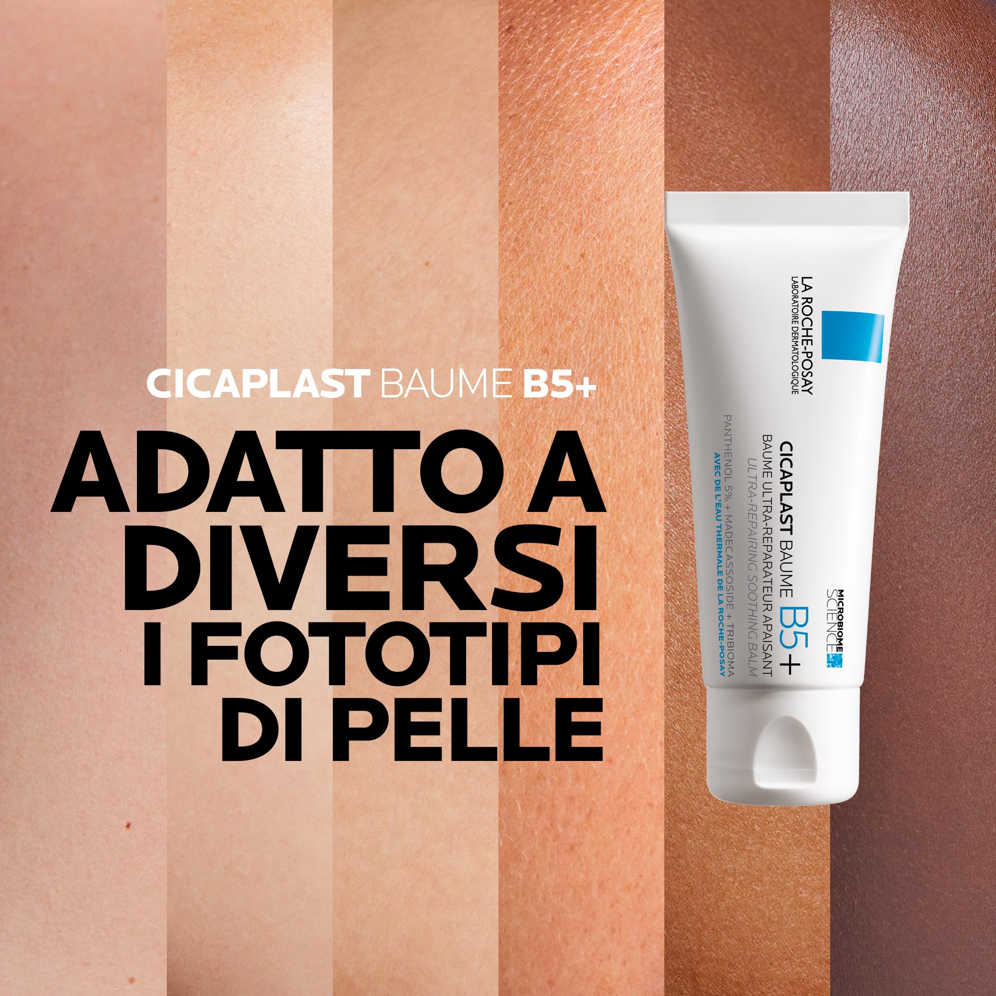 La Roche-Posay Cicaplast Baume B5+, Balsamo Viso e Corpo Riparatore
