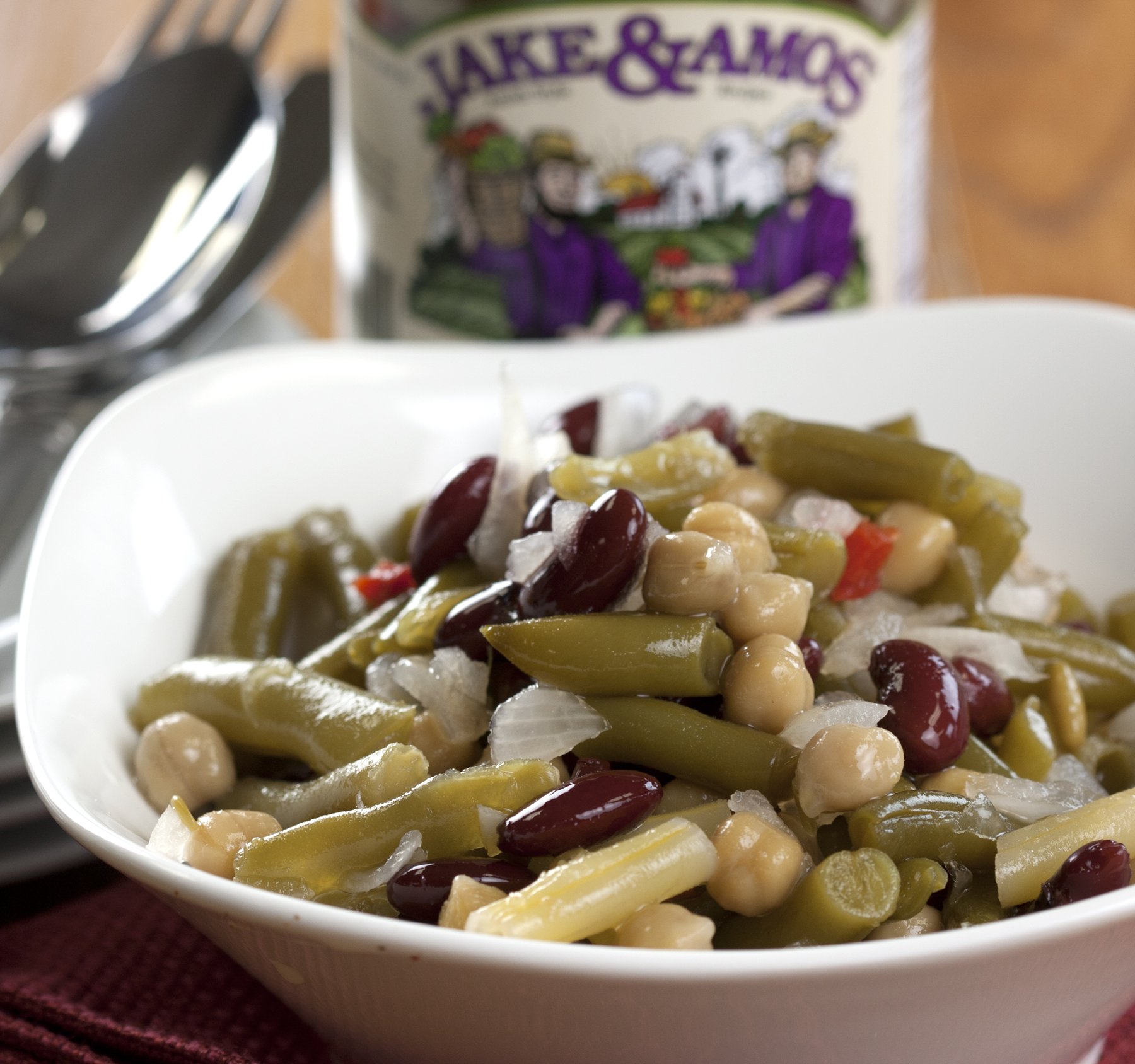 Jake & Amos Four Bean Salad 34 Oz. (2 Jars)