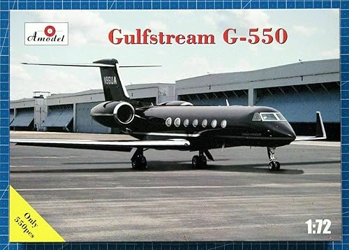 Amodel 72361-172 Gulfstream G-550 Business Class Airplane, kit de modelo a escala
