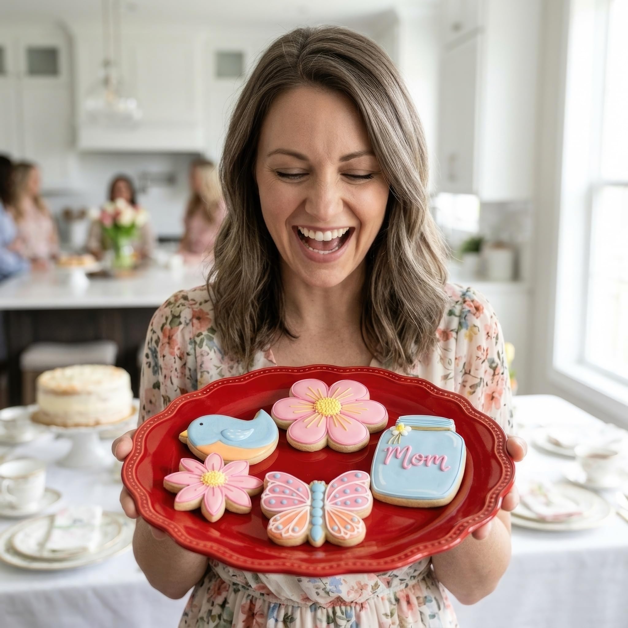 Amazon.com: Ann Clark 5-Pc Mother's Day Flower Garden Cookie
