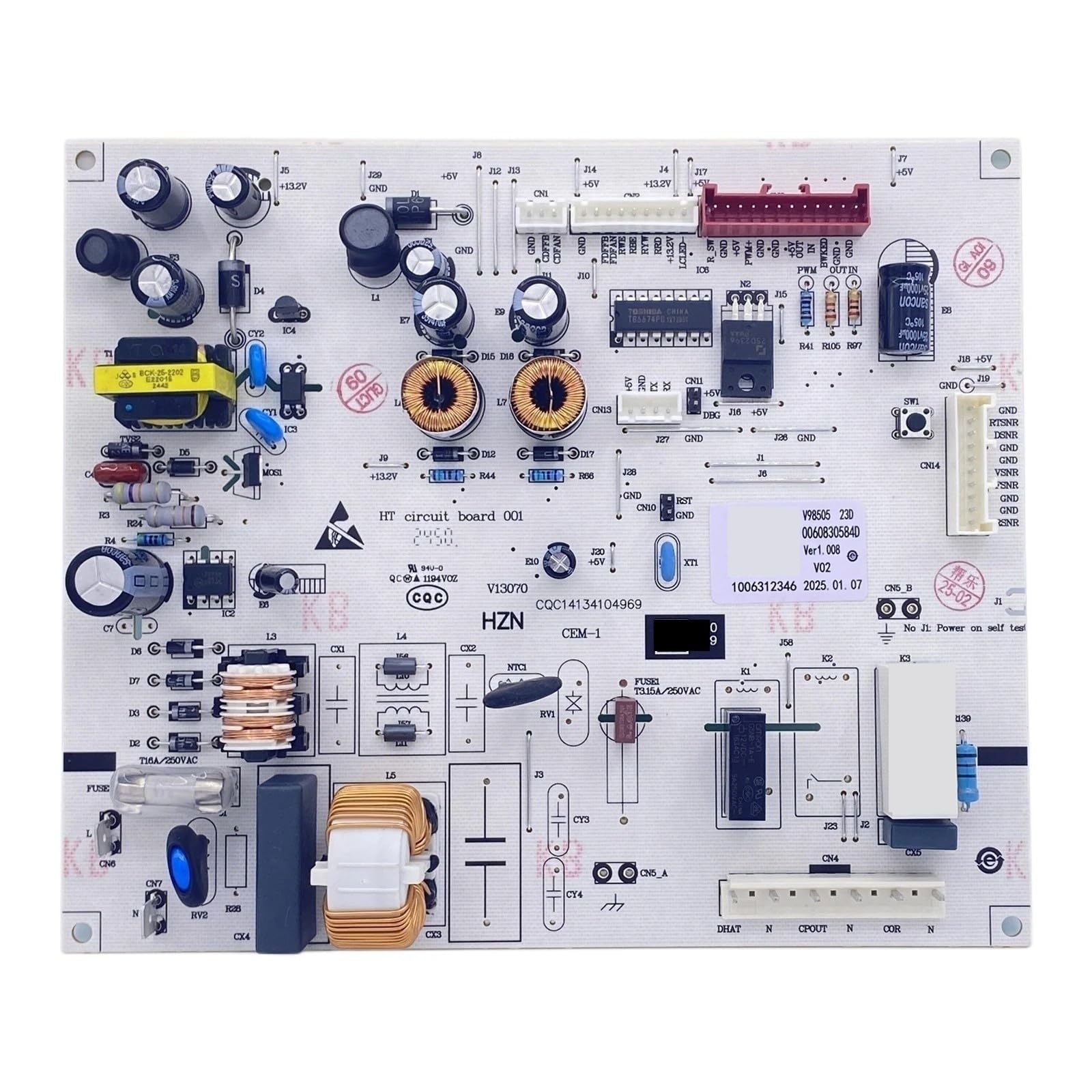 0060830584D 0061800133A Controllo Del Frigorifero, Compatibile for Haier, BCD-320WDCA Circuito PCB Scheda Madre Frigorifero Congelatore sostituire