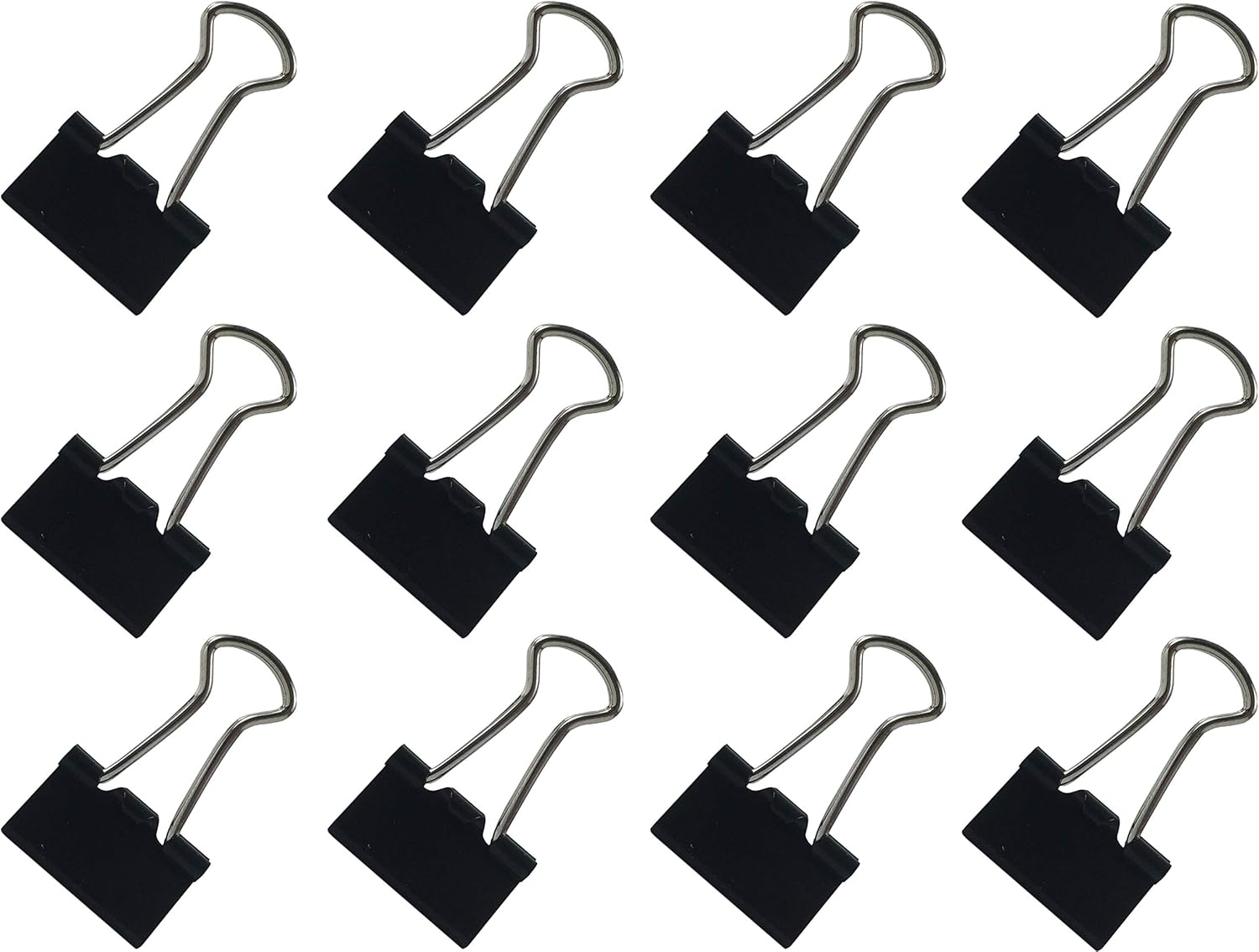 Clipco Binder Clips Micro 1/2Inch Black (144Pack) BigaMart