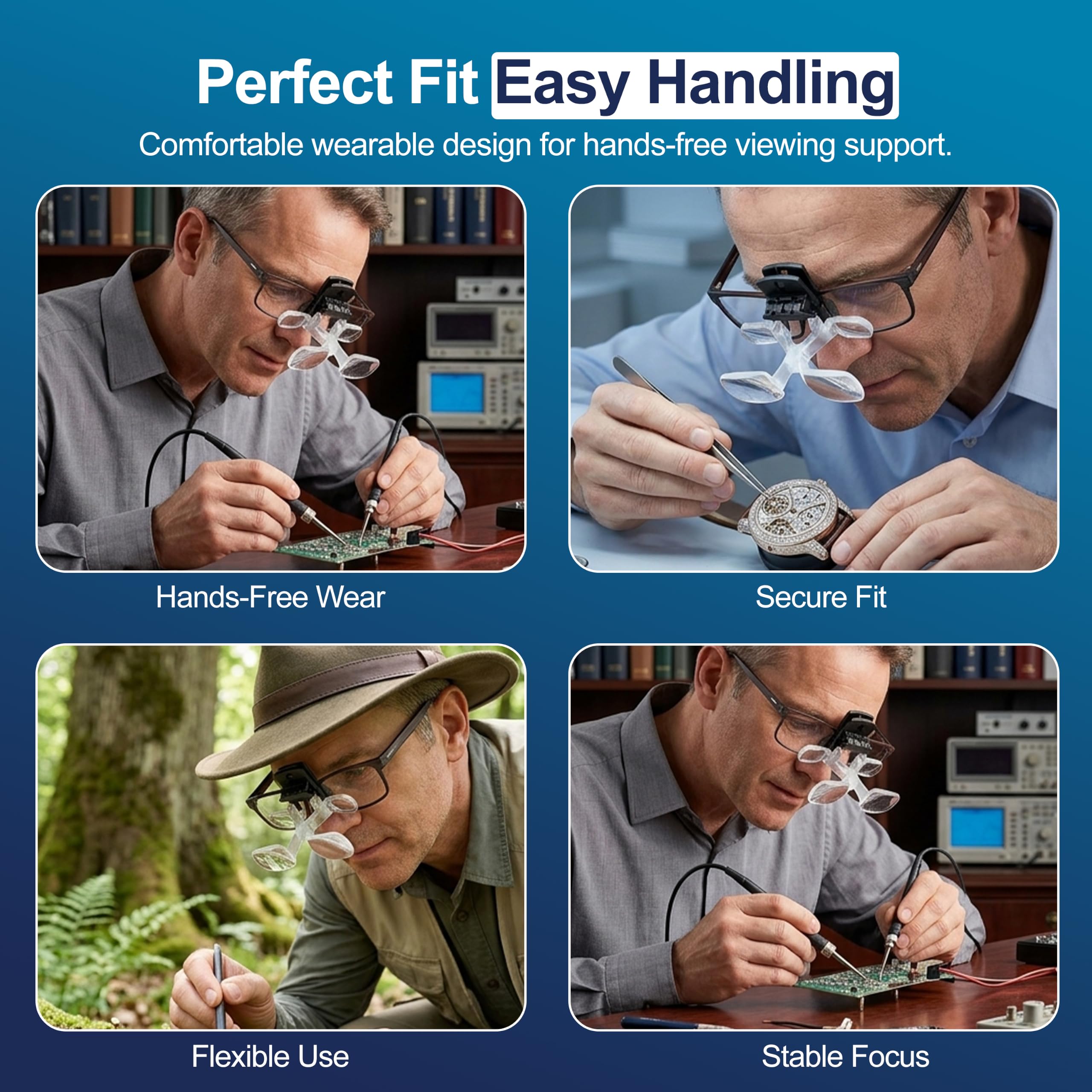 Amazon.com: Eschenbach MaxDetail Clip-On Magnifying Glasses for