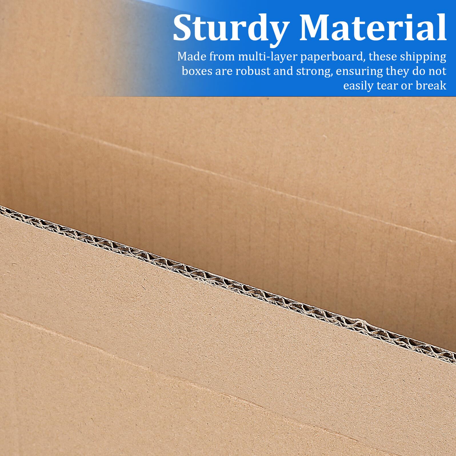 10 Piezas Cajas de Embalaje para Envio Cajas de Carton Corrugado para Pequenas Empresas y Mudanzas