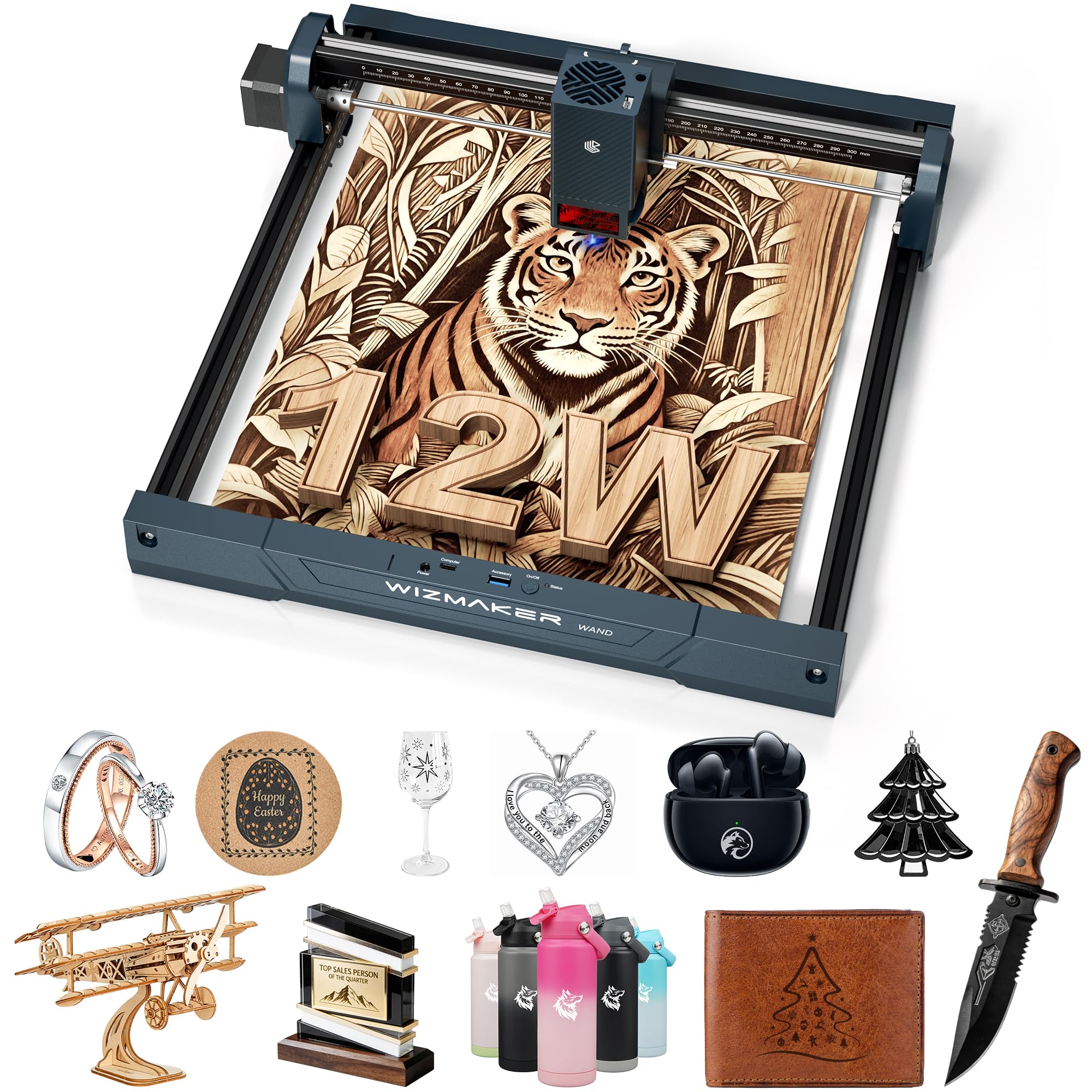趣味 MECHANICAL DESIGN WORKS I Amazon.com: WIZMAKER Wand Laser Engraver 12000mW, Compact Desktop