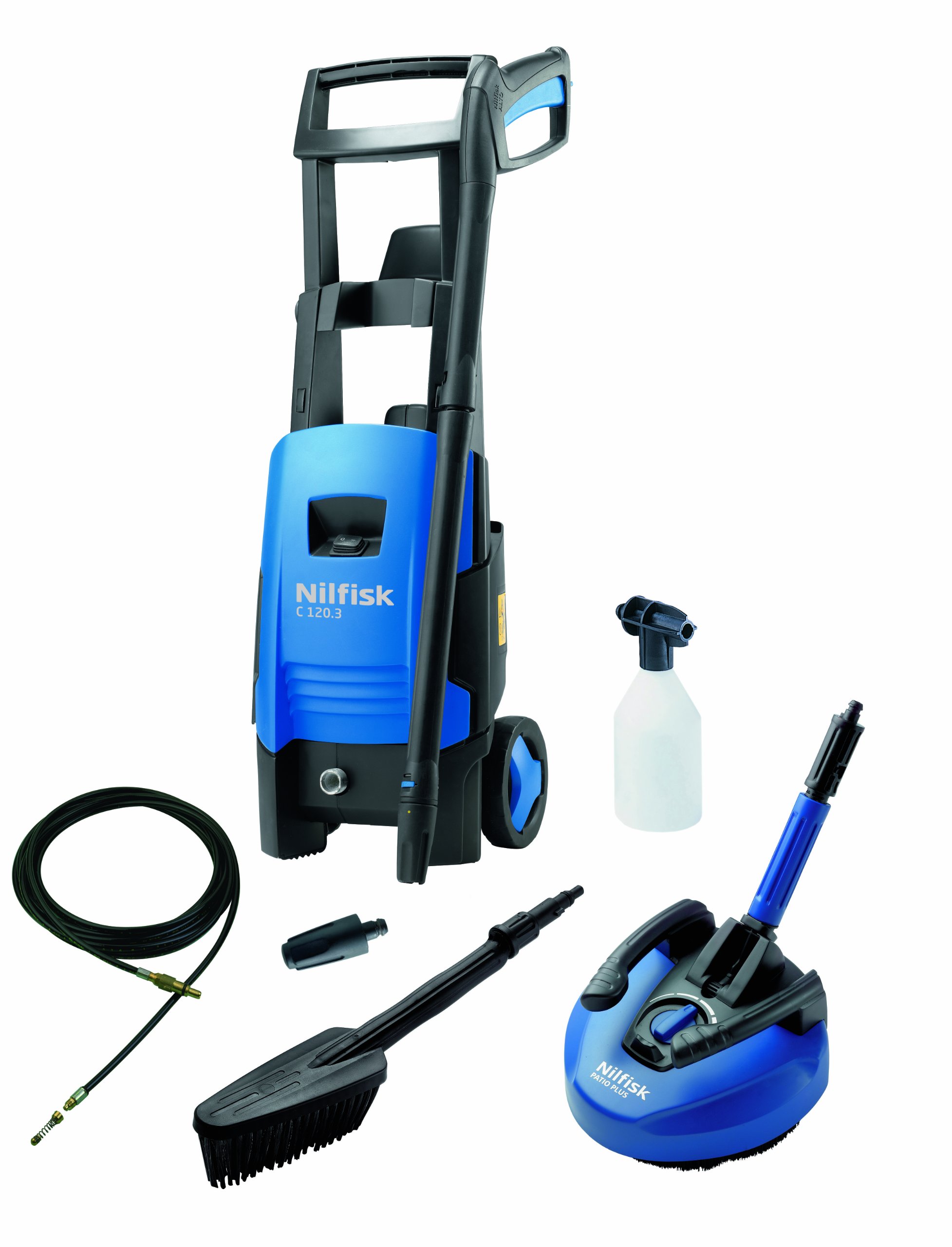 Nilfisk C120 3-6 PAD Big Accessory Pressure Washer with 1650W Motor