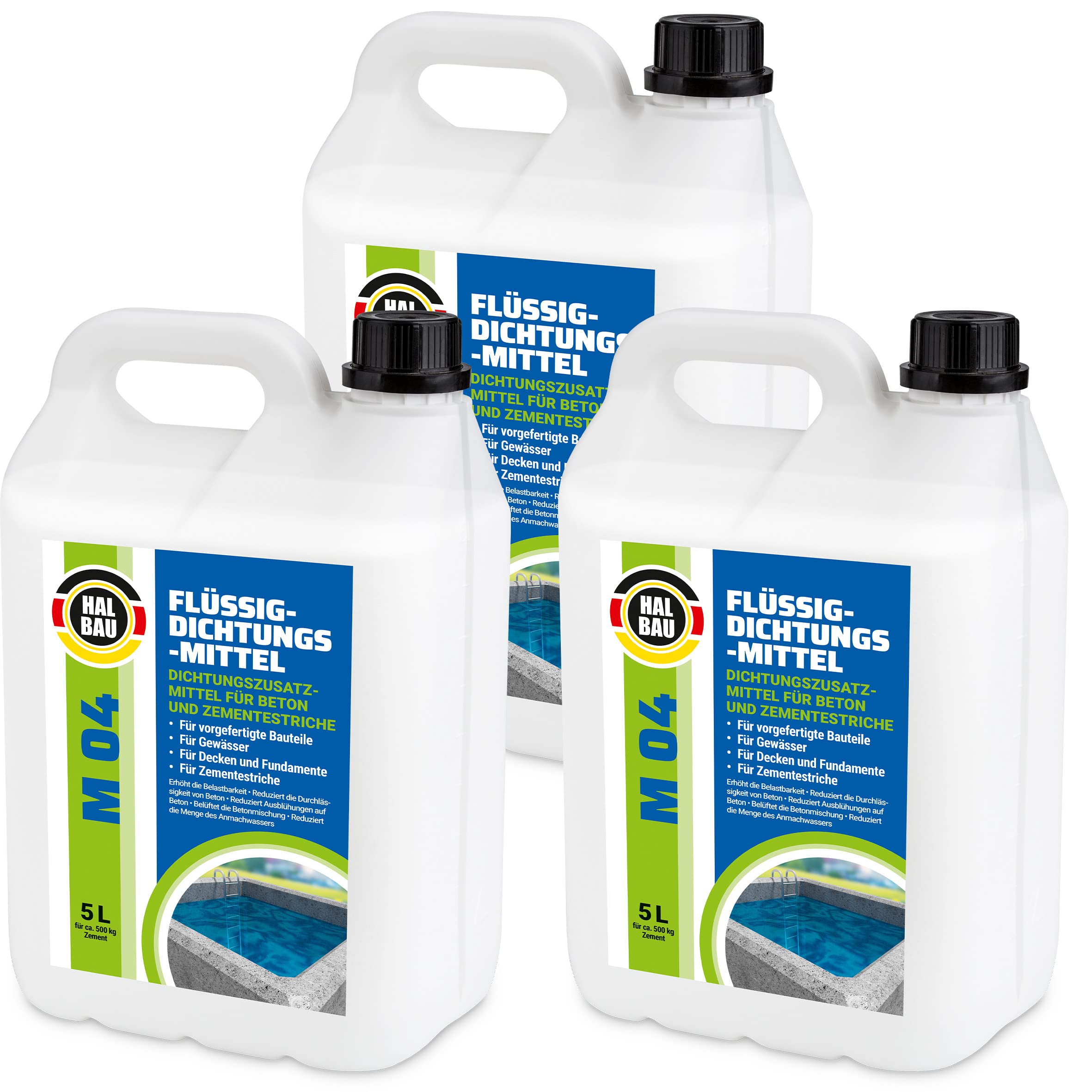 Sellador líquido de 15 L para hormigón, cemento, aditivo para mortero, plastificante M04
