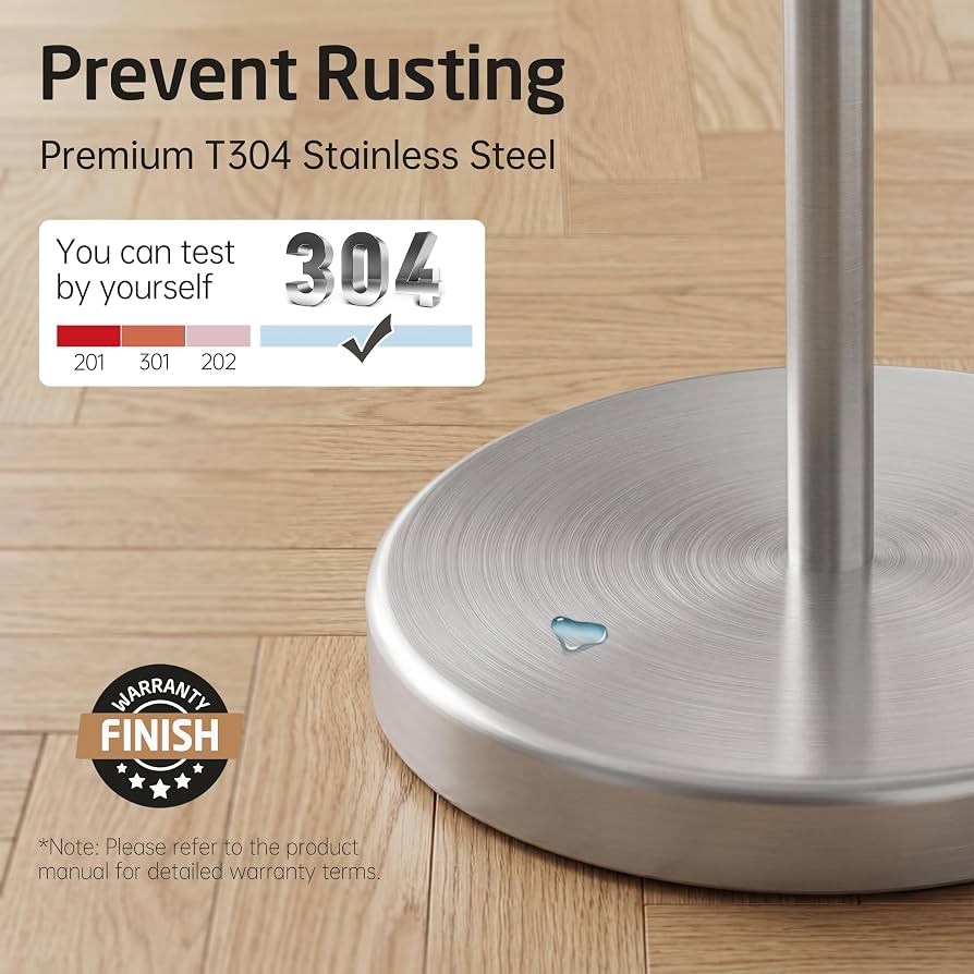 Amazon.com: KES Toilet Paper Holder Stand SUS 304 Stainless Steel
